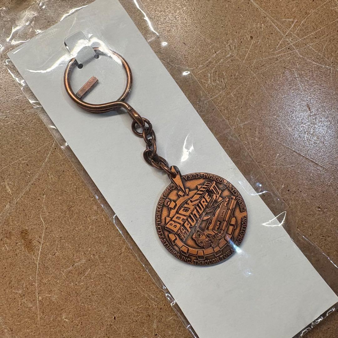 【未使用】BACK TO THE FUTURE Ⅱ 1989 当時物キーホルダー