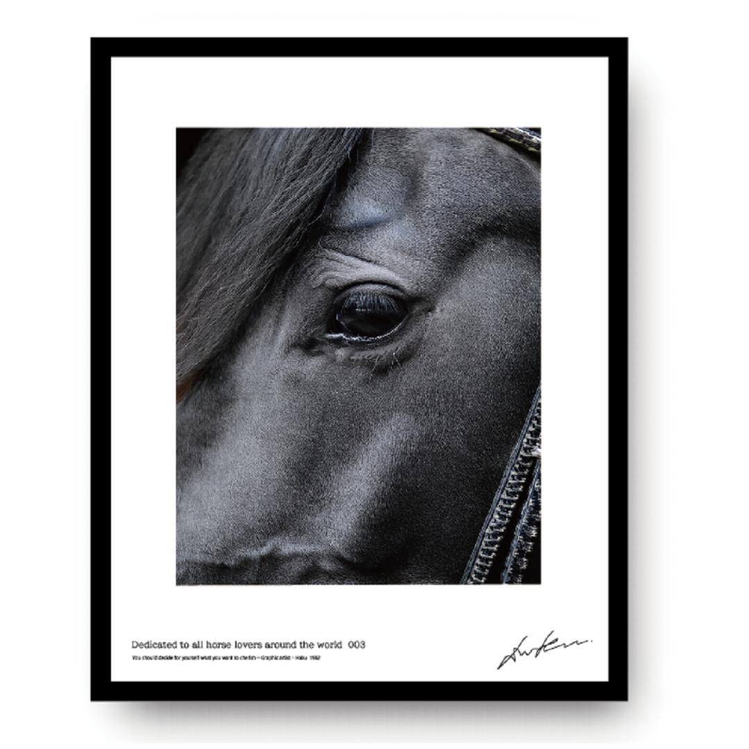 馬・No.003／アートポスター　400×500
