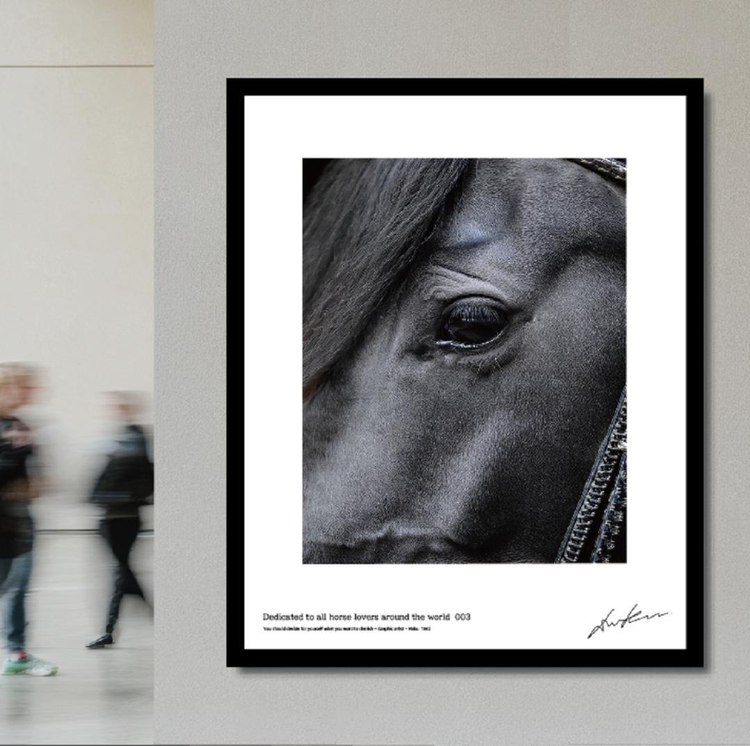 馬・No.003／アートポスター　400×500
