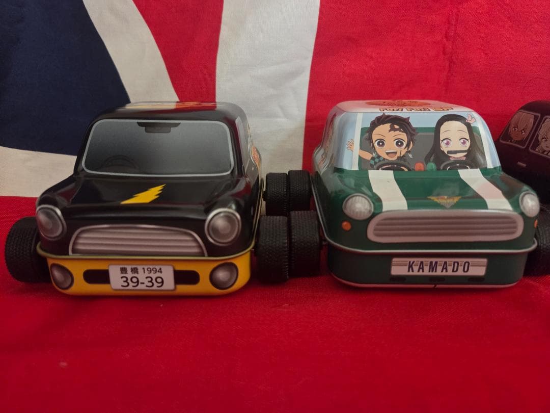 ミニクーパー　ブリキ４台★鬼滅の刃　名探偵コナン　闇の組織　限定★ローバーミニ