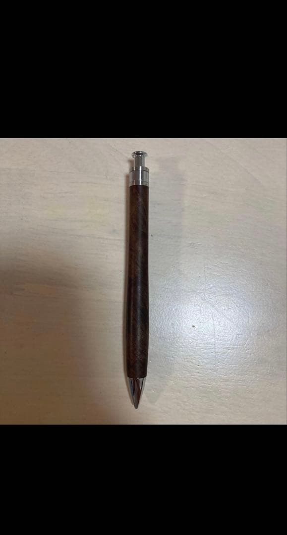 工房せつ　木製シャープペンシル　クロウウォールナット　固定式口金付き