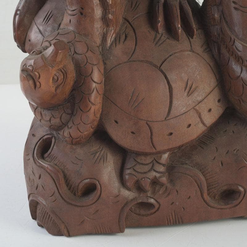 バリ島　インドネシア　木彫　ガルーダ像　置物　C　9848A