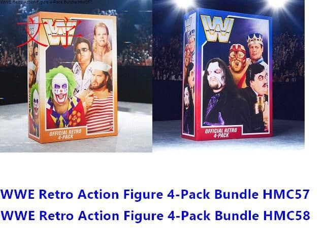 WWERetroActionFigure 4PackBundleHMC57と58