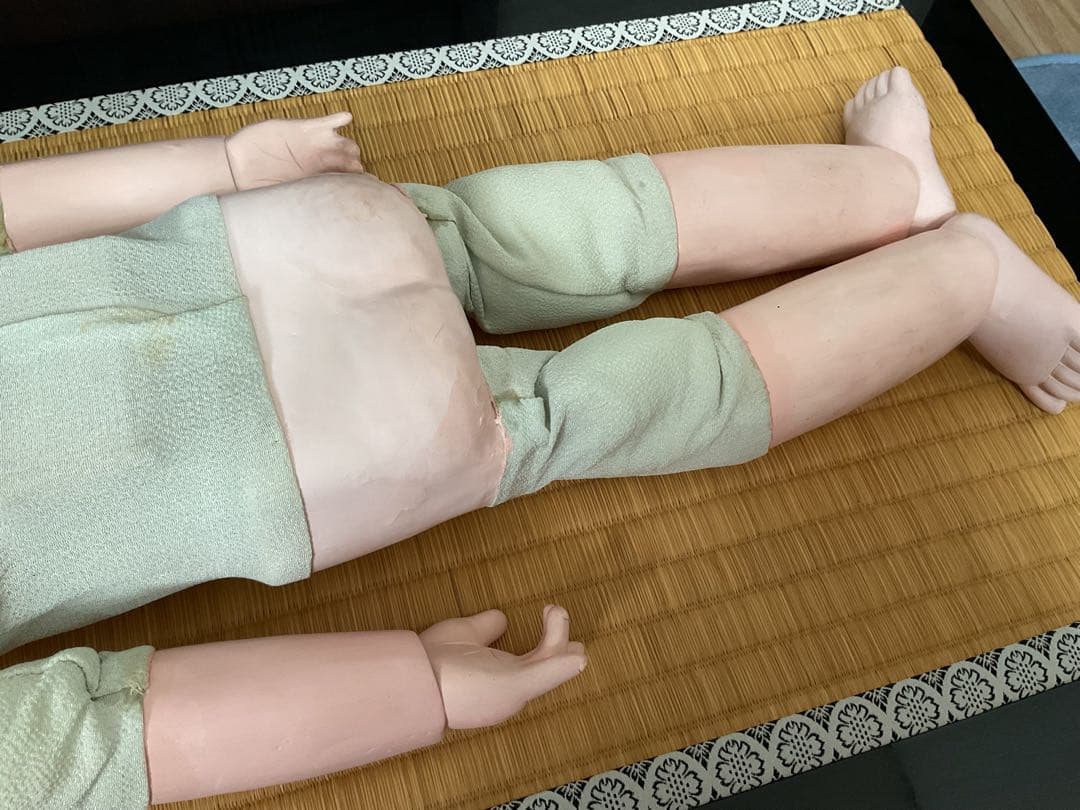 明治時代　明治抱き人形　抱き人形　超大型78㎝　雛人形　ひな人形　市松人形