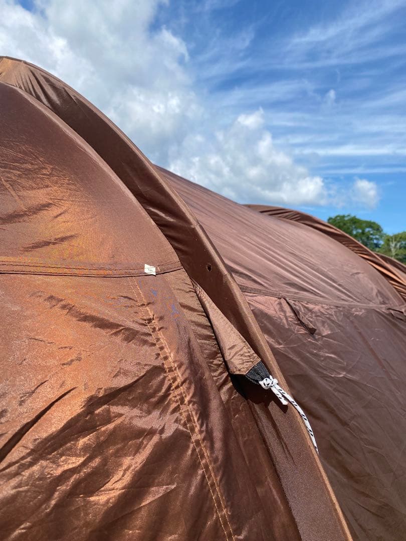 FIELDOOR 620 ブラウン ドーム型キャンプテント