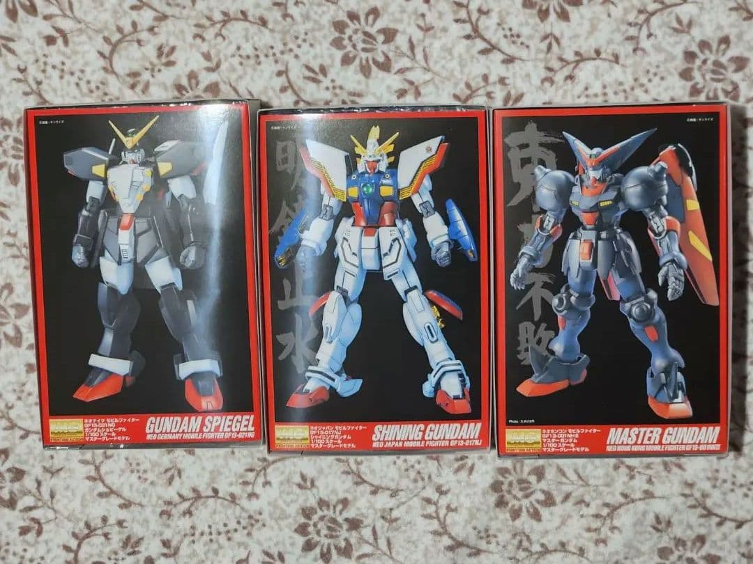 Gガンダム関連 MG ガンプラセット