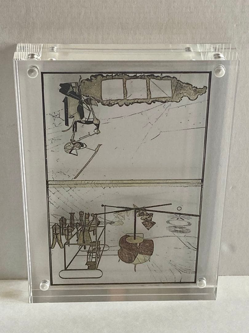 マルセル・デュシャン 机上用 ミニArt模型・「大ガラス」M.Duchamp