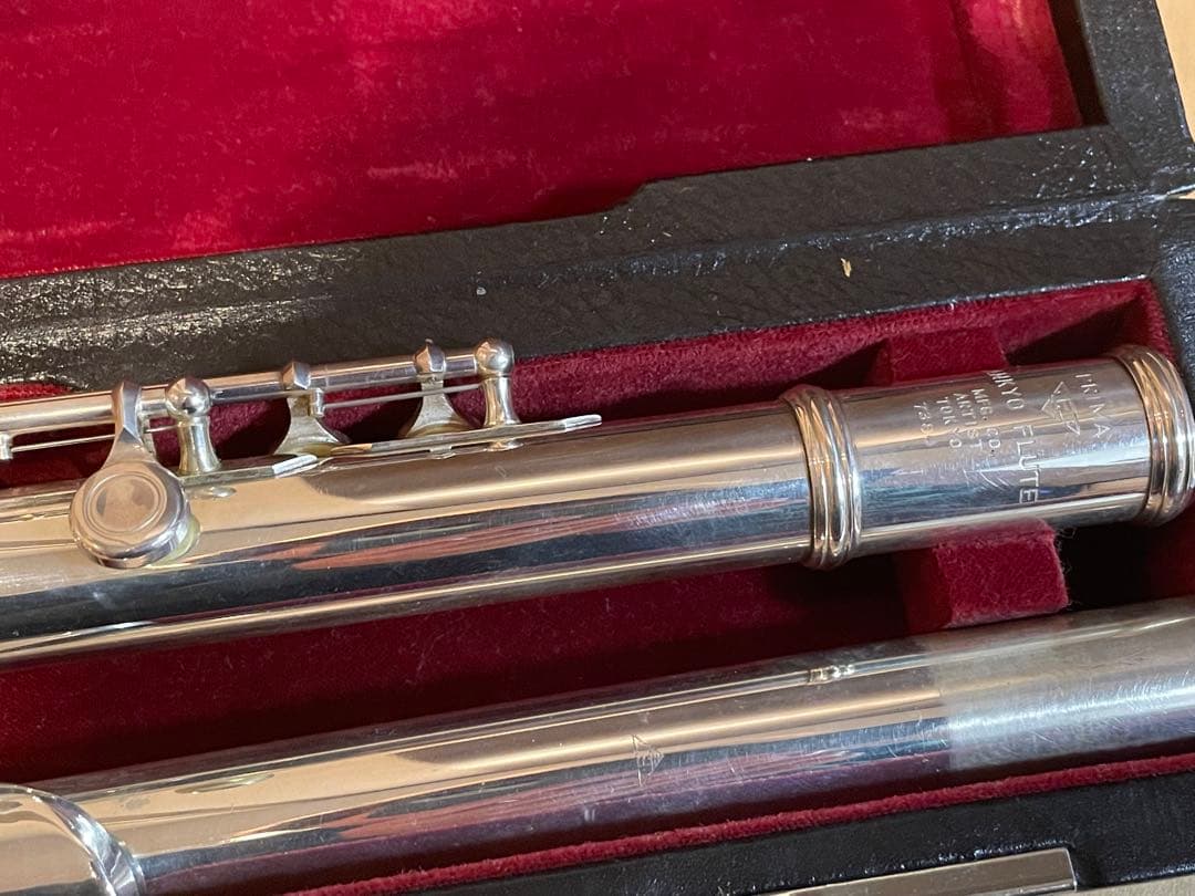 SANKYO フルートArtist RC リングキー　総銀　オーバーホール済み