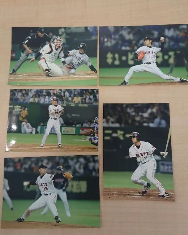 読売ジャイアンツ 巨人 生写真 ホルダー付き レア