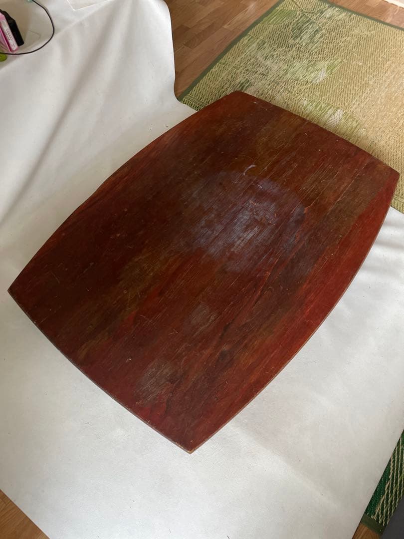 昭和の食卓 天然木 ちゃぶ台 長方形型 折りたたみ式 座卓 書斎 作業用テーブル