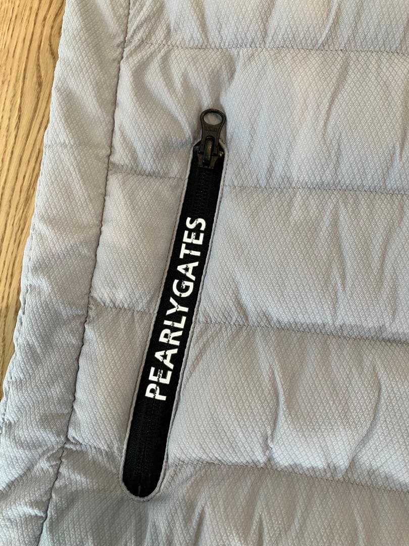 パーリーゲイツ ライトグレー ダウンジャケット サイズ5