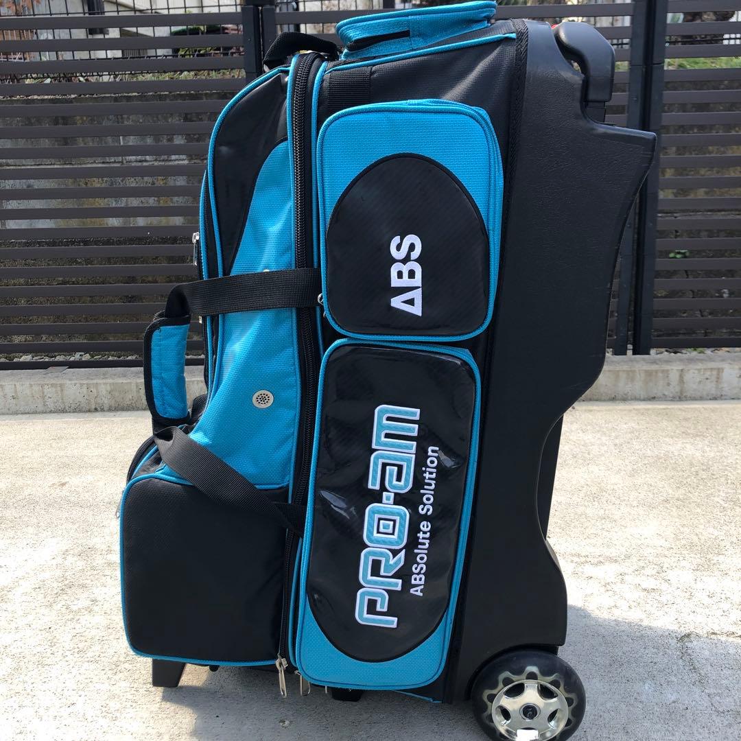 ボウリングバッグ　キャリー付き　ABS PRO-am