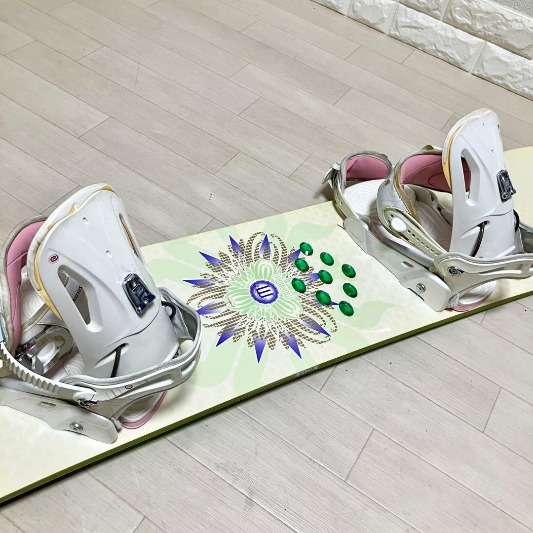 【ケース付】morrowモロースノーボードセット145cm/サロモン バインS