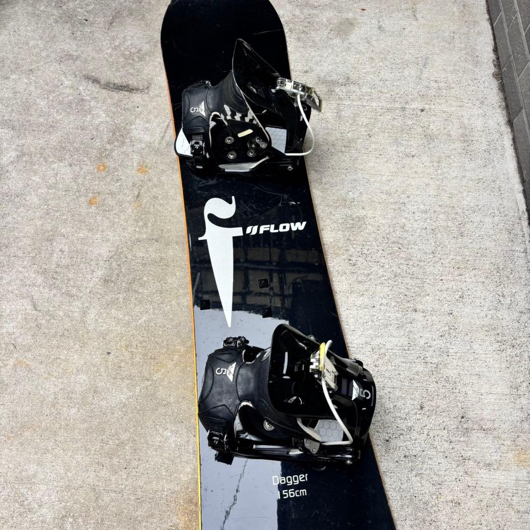 FLOW スノーボード 板 ビンディング Dagger 156cm ケース付き