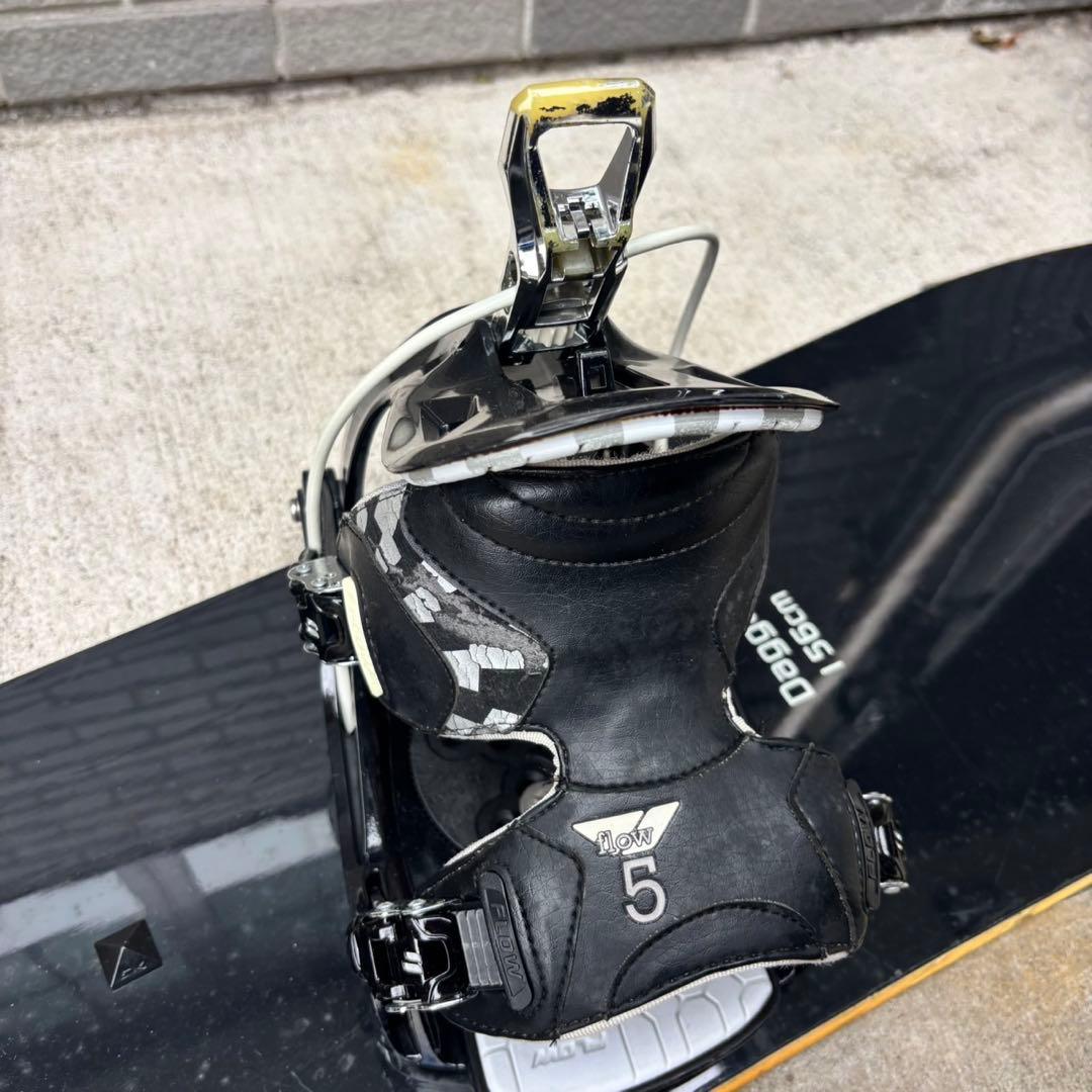 FLOW スノーボード 板 ビンディング Dagger 156cm ケース付き