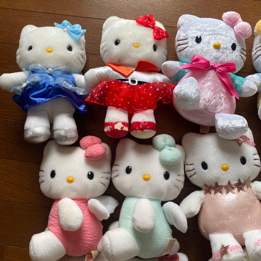ハローキティ ぬいぐるみ マスコット 大量 まとめ売り 11点セット