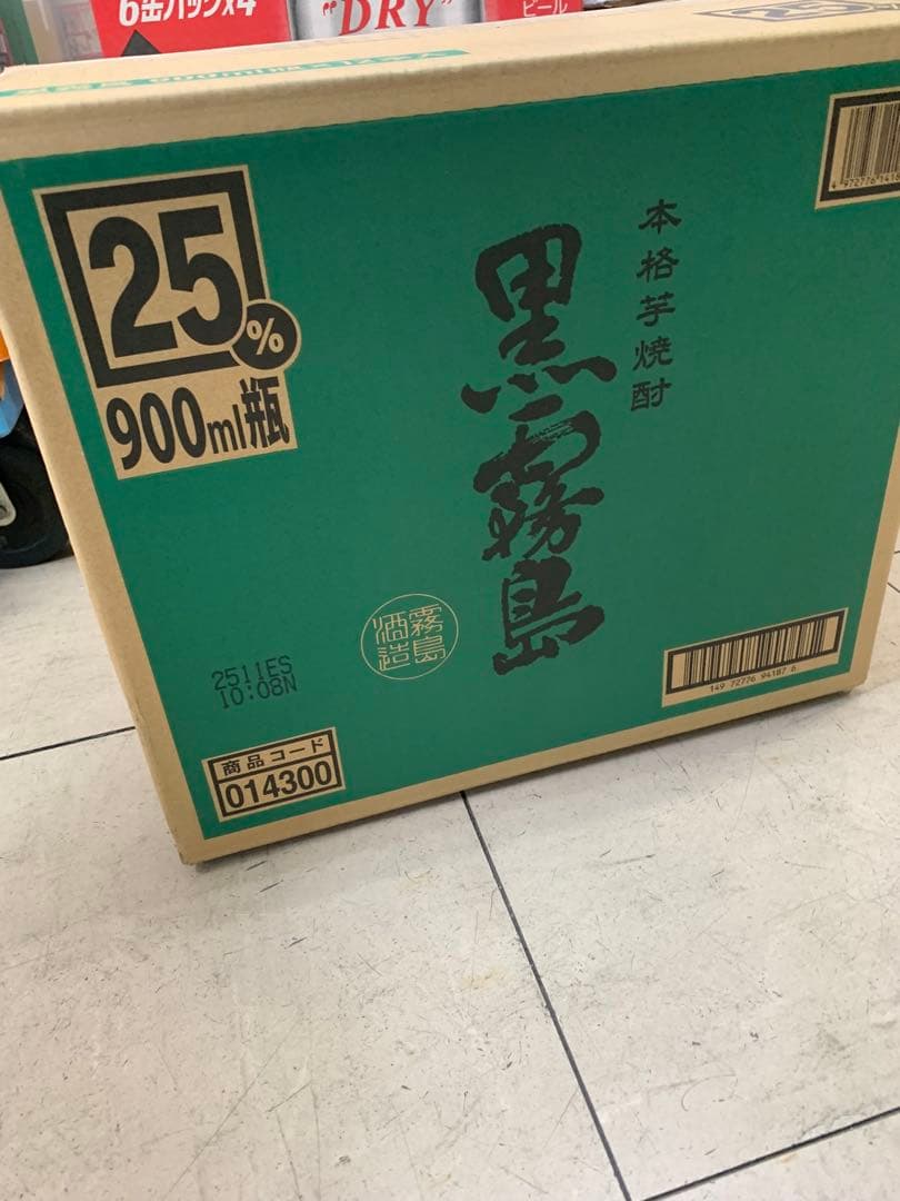 黒霧島900ml 瓶入　12本セット　元箱入