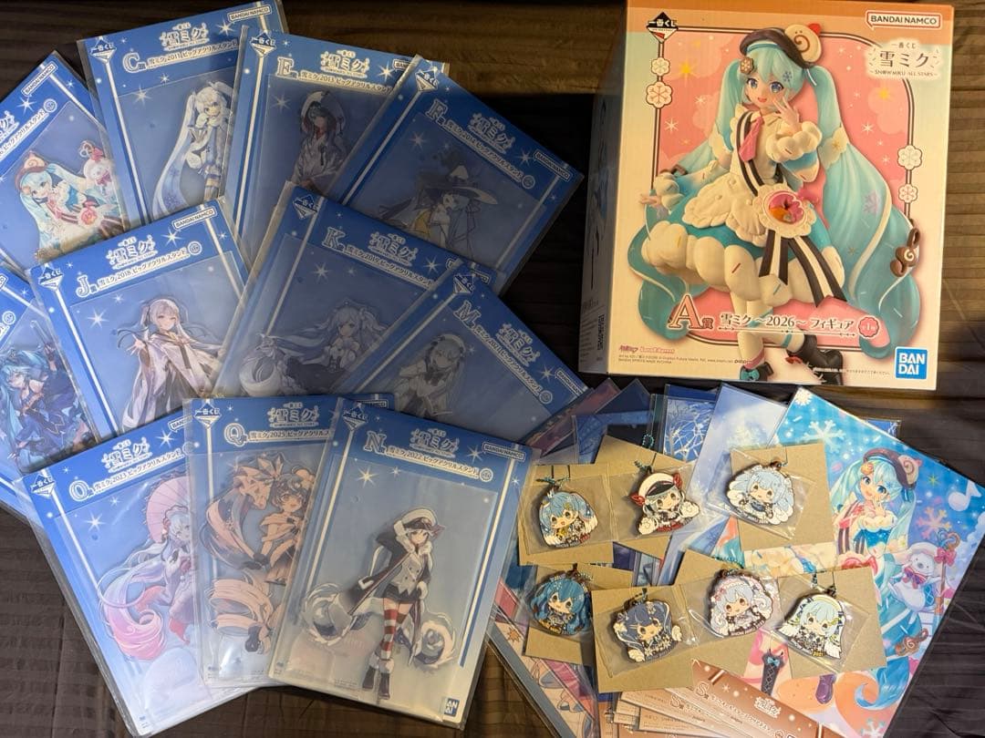 一番くじ 雪ミク 2026 A賞フィギア+アクスタ11種+下位賞おまけ付き
