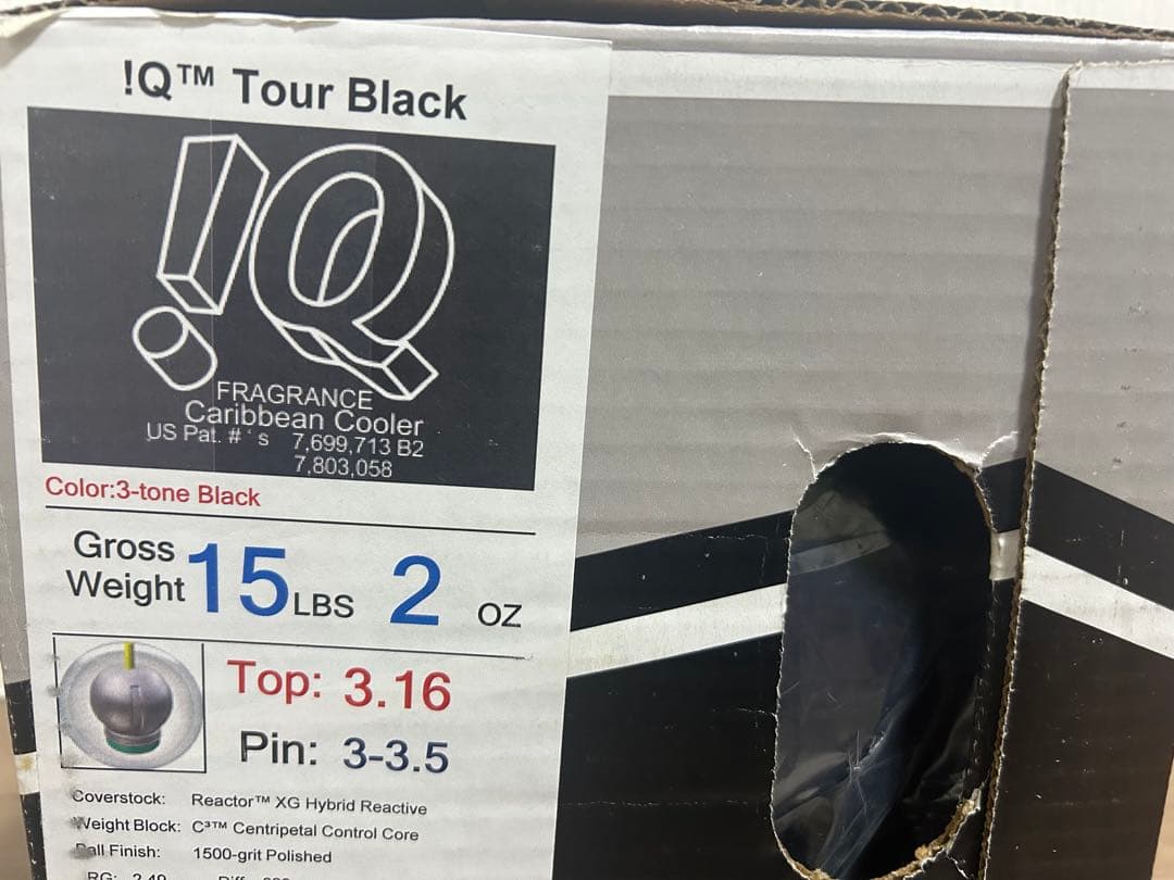 送料込み【新品】IQツアー・ブラック　ストーム　15ポンド2オンス　1