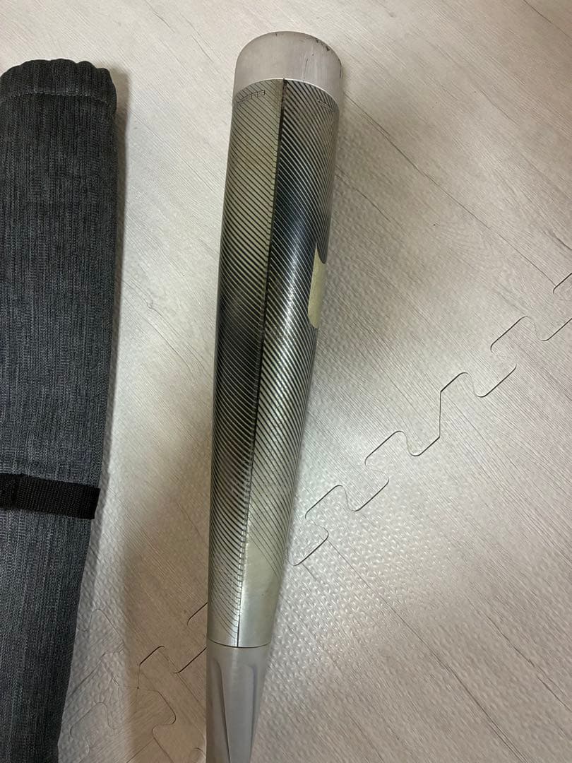 MM23 シルバー 軟式バット バットケース付き 84cm トップバランス