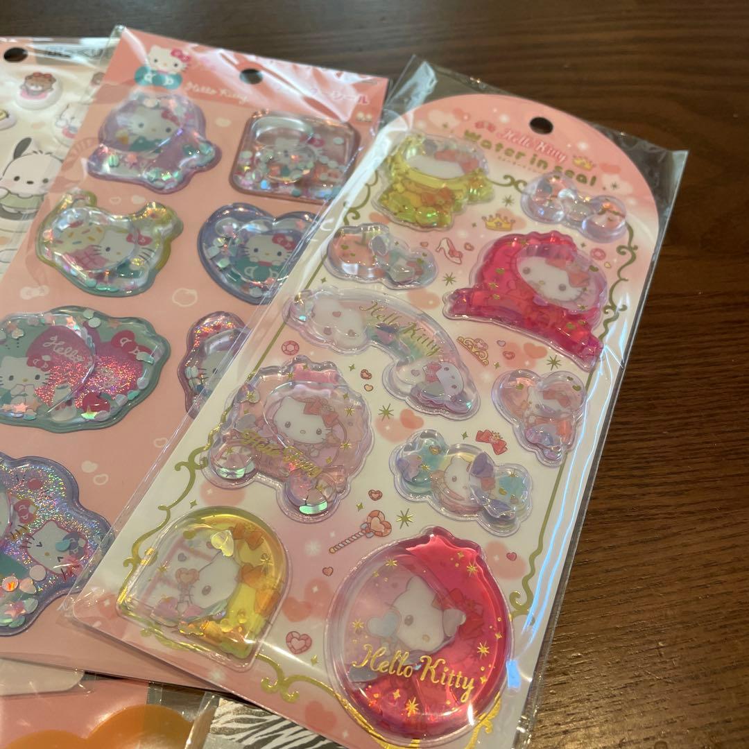 サンリオ　シールセット　ぷくぷくシール　ウォーターシール