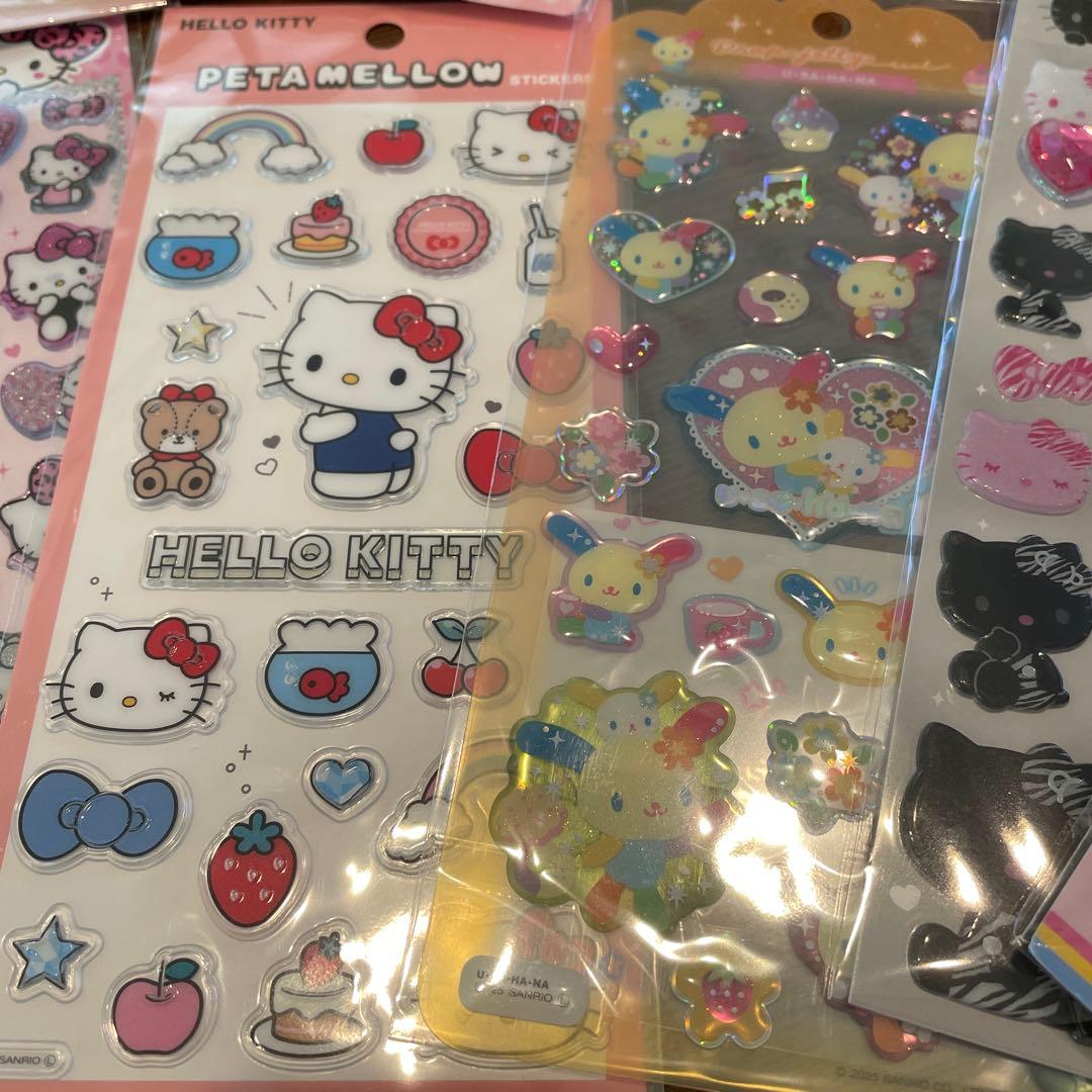 サンリオ　シールセット　ぷくぷくシール　ウォーターシール