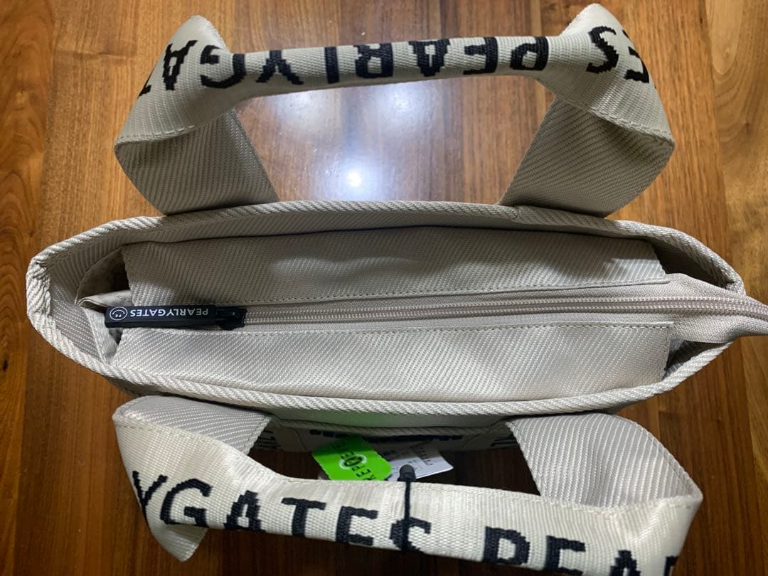 PEARLY GATES ラウンドバッグ　ベージュ