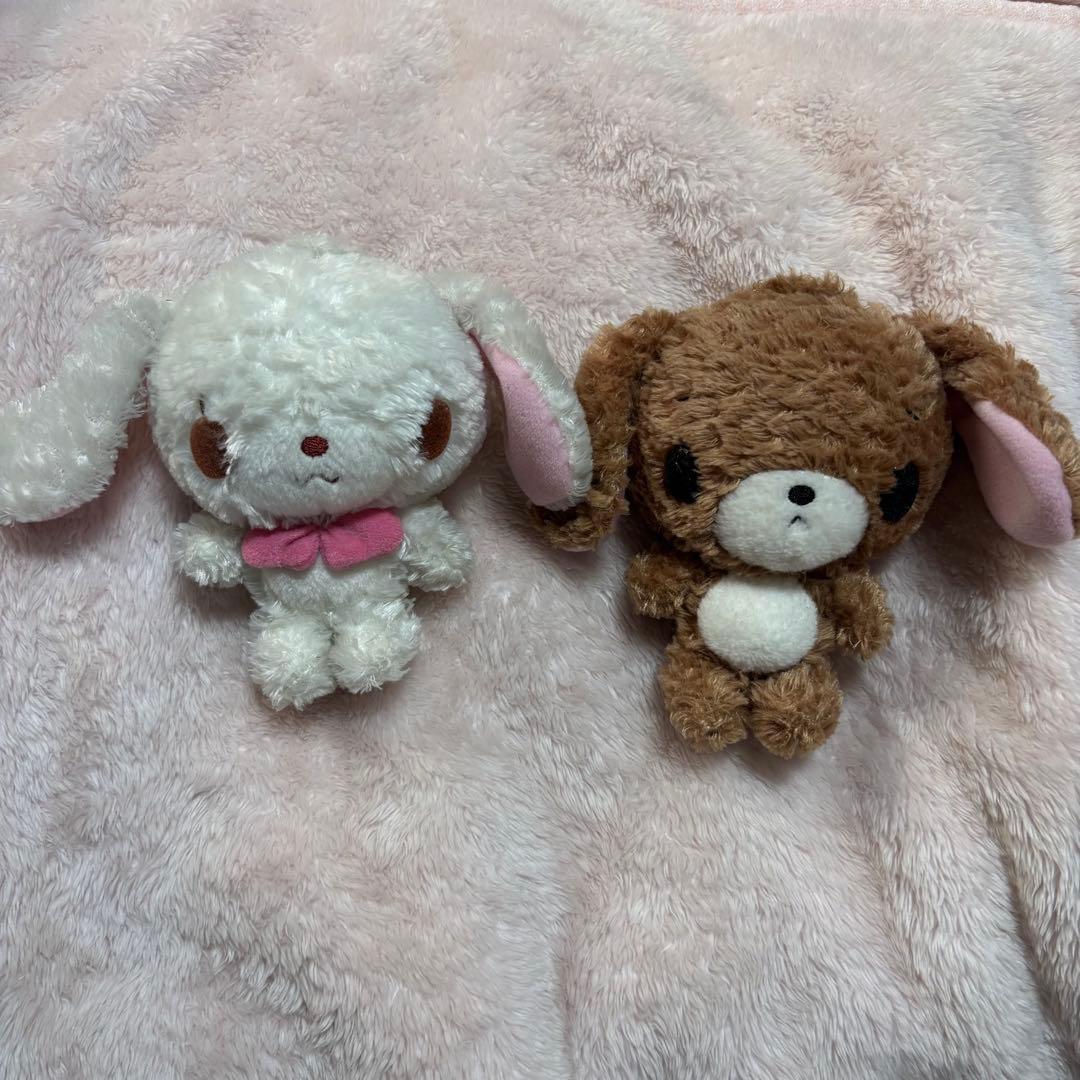【週末限定値下げ】 シュガーバニーズ しろうさ・くろうさ ぬいぐるみ 絵本セット