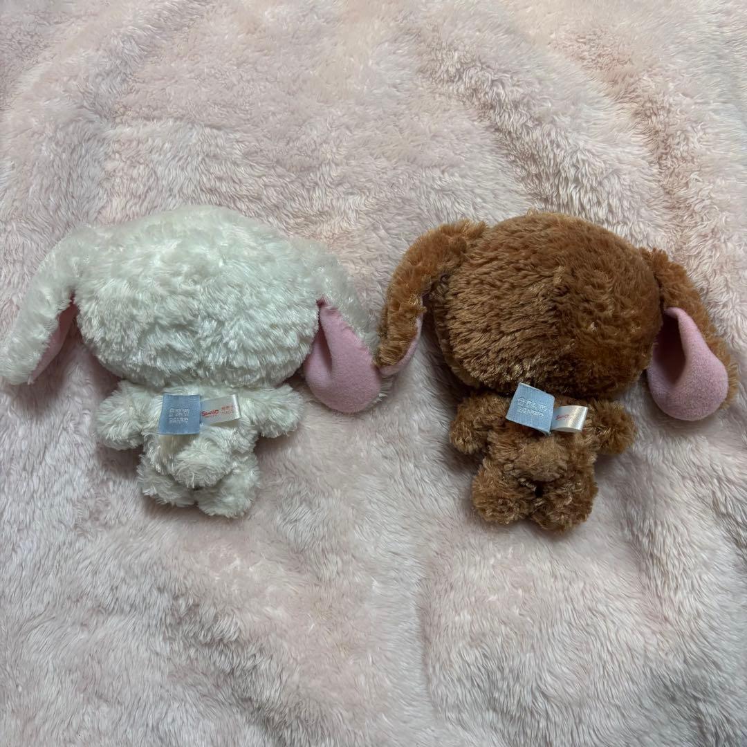 【週末限定値下げ】 シュガーバニーズ しろうさ・くろうさ ぬいぐるみ 絵本セット