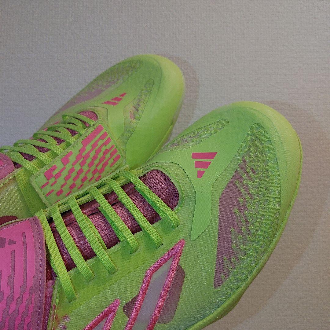 アディダス　野球　スパイク　28.5センチ 金具　ピンク