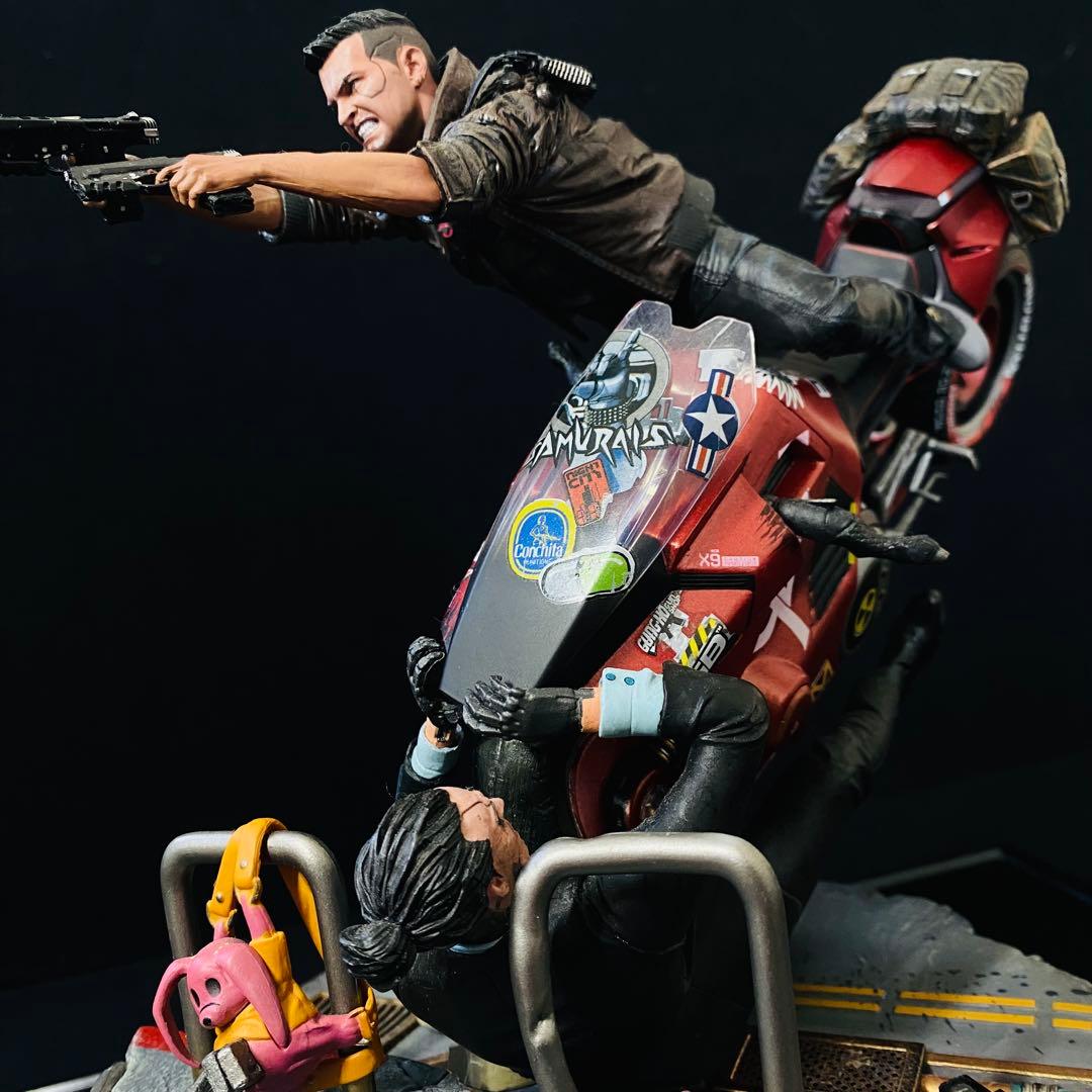 PS4 サイバーパンク2077 V＆YAIBA KUSANAGI スタチュー