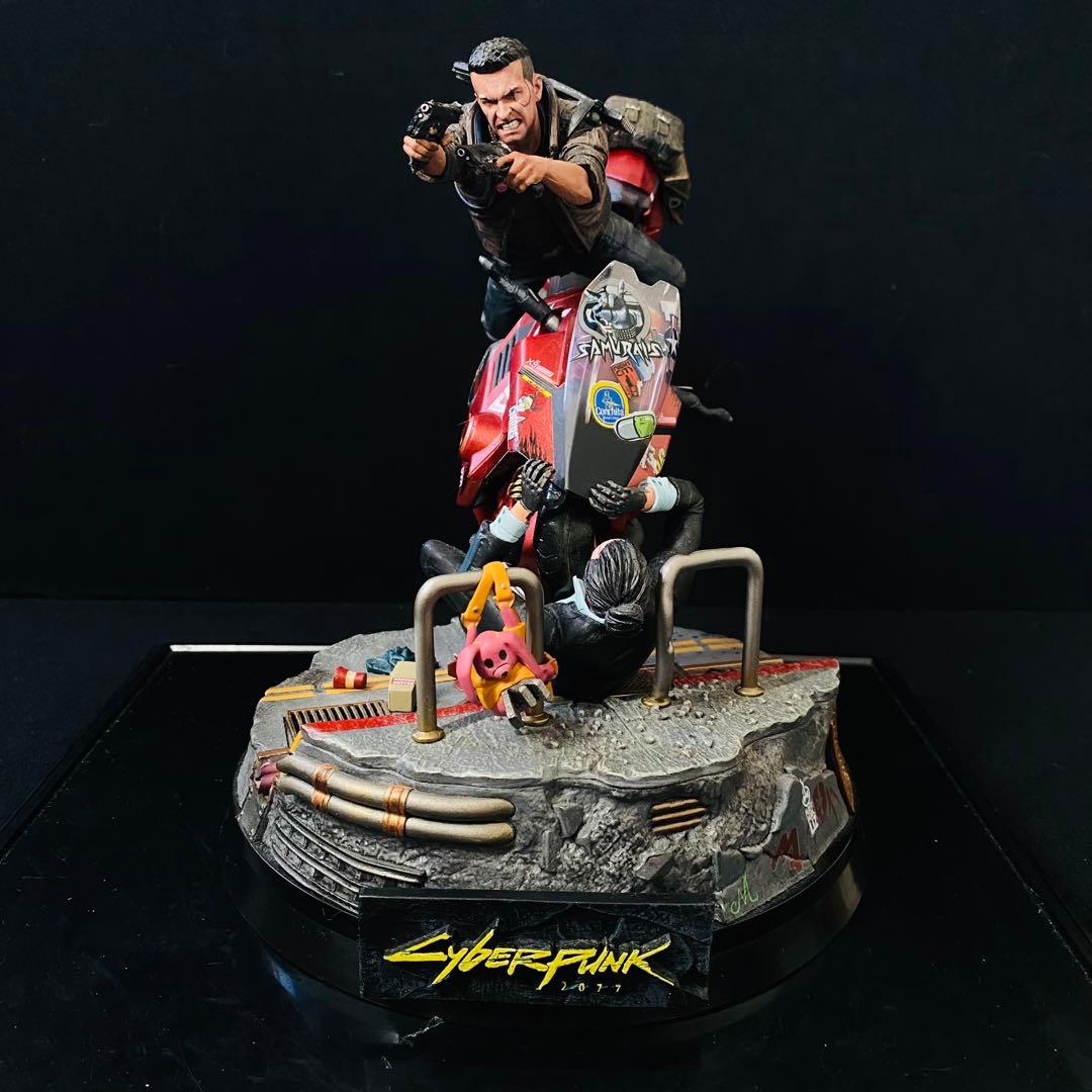 PS4 サイバーパンク2077 V＆YAIBA KUSANAGI スタチュー