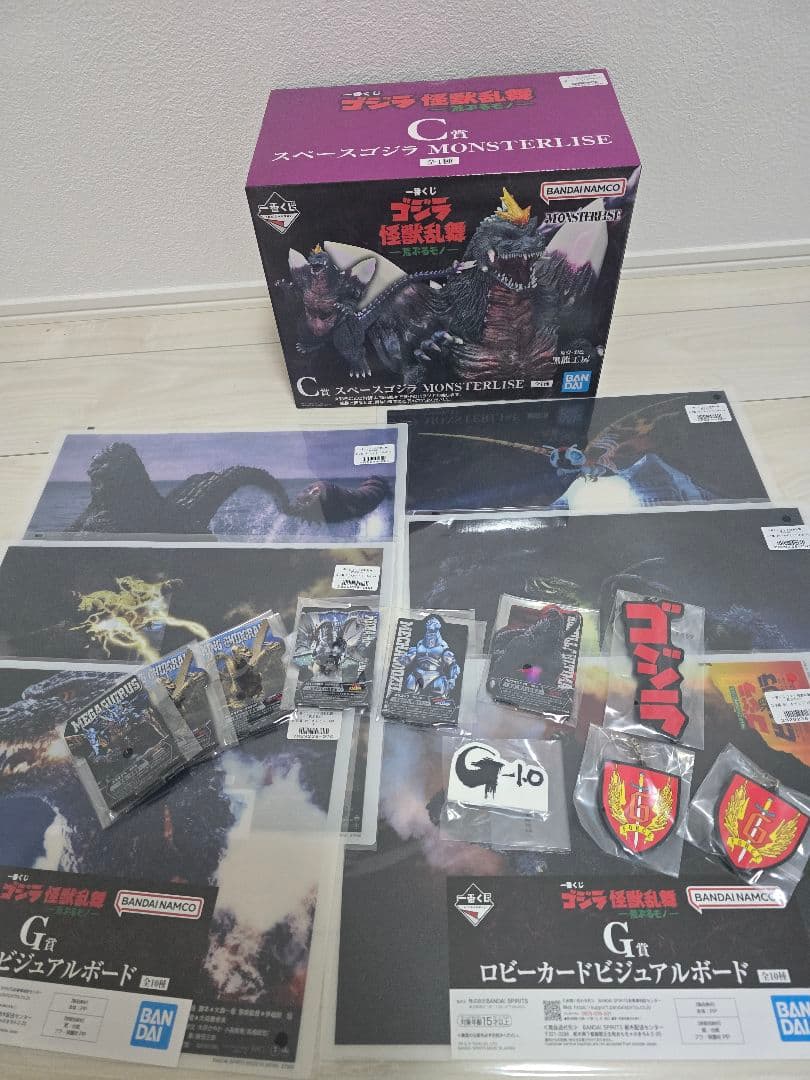 一番くじ ゴジラ 怪獣乱舞 -荒ぶるモノ- C賞 スペースゴジラ　おまけ付き
