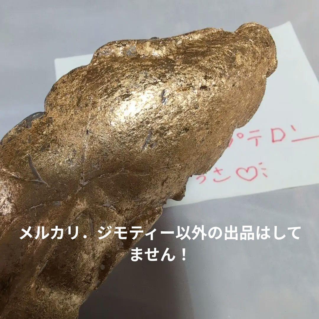 開運　呪物　曰く付き　観音像　手彫り 　24金　金箔貼り　天然水晶　 高さ18㌢
