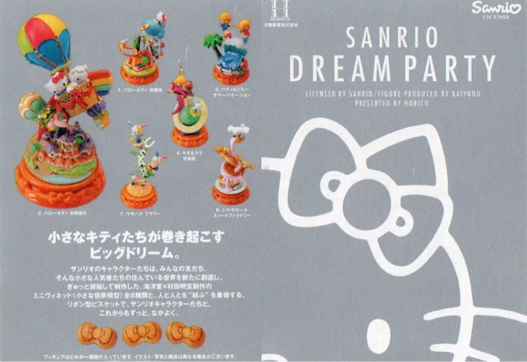 【新品未開封】サンリオドリームパーティー フィギュアコレクション セット 海洋堂