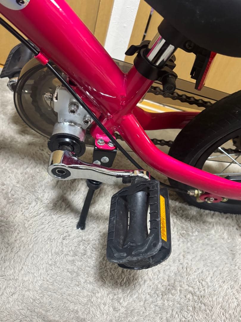 へんしんバイク2 12インチ ピンク スタンド付