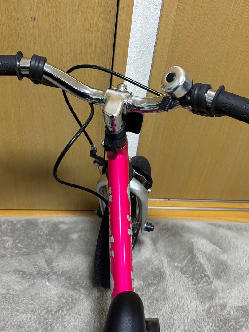 へんしんバイク2 12インチ ピンク スタンド付