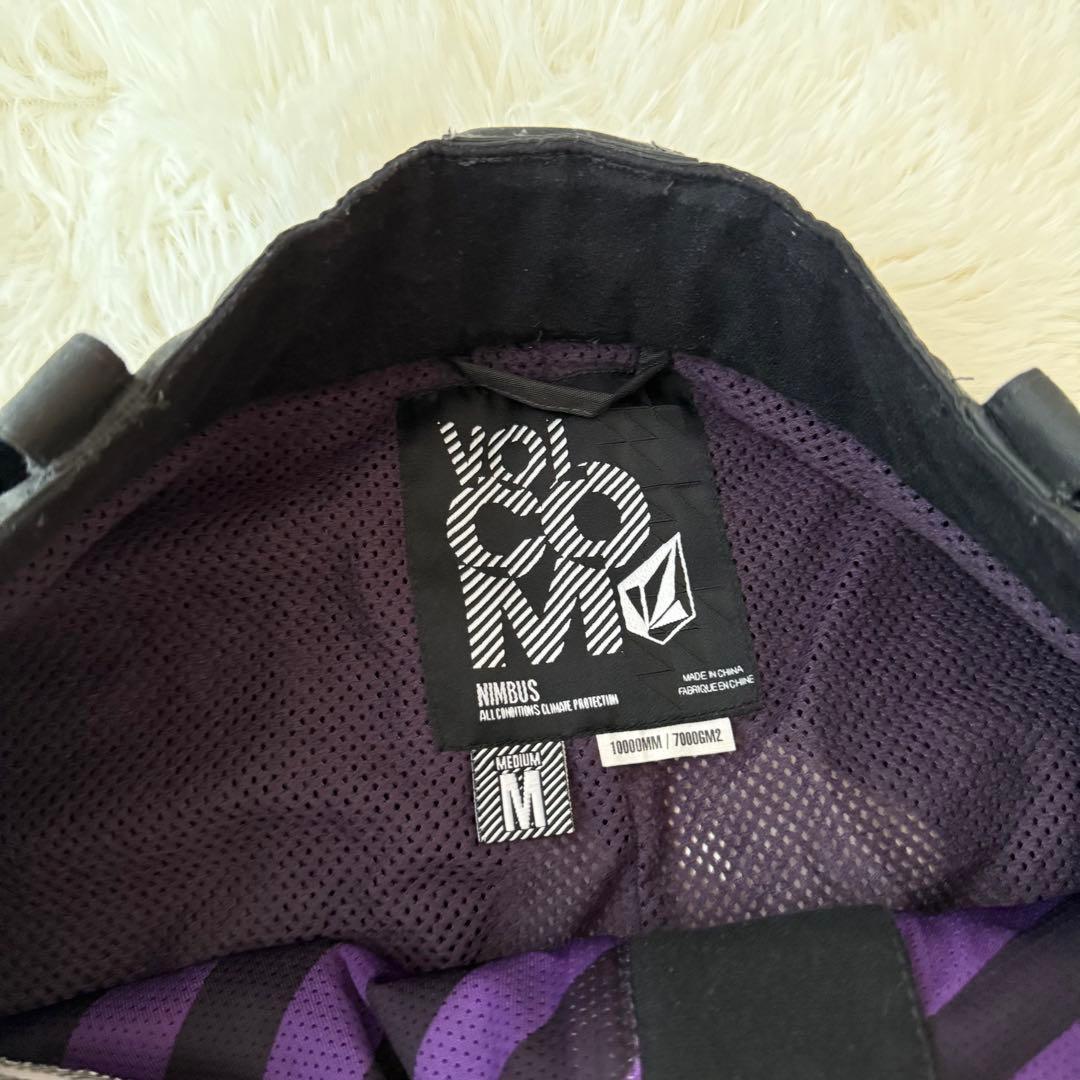 VOLCOM スノボウェアー(メンズ用) セットアップ 上下 総柄 Mサイズ