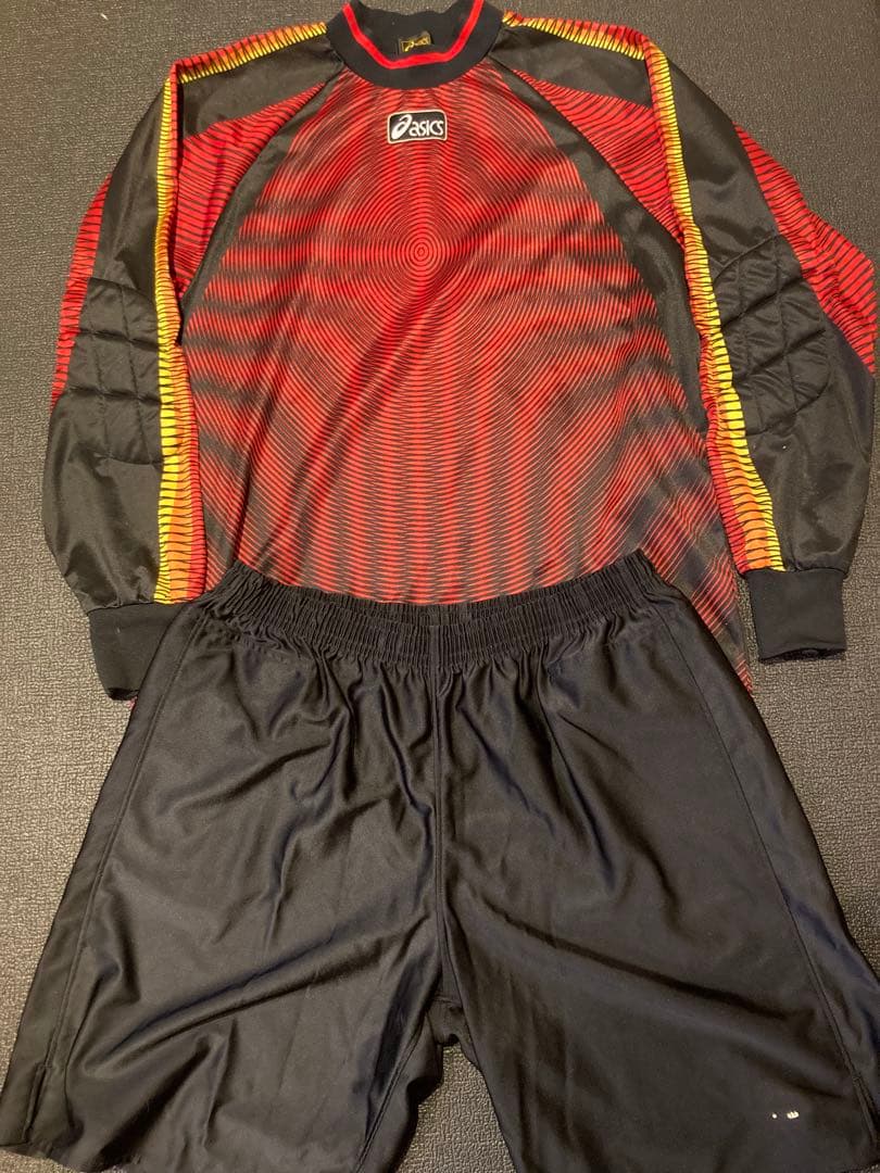 【30年前の超レアモデル】asics サッカーキーパーユニフォーム上下セット
