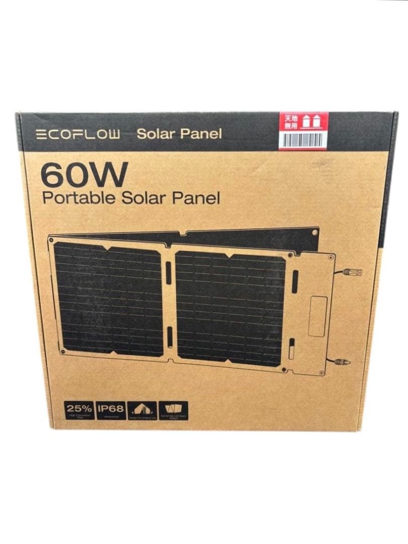 ecoflow ソーラーパネル 60w 片面　コンパクト
