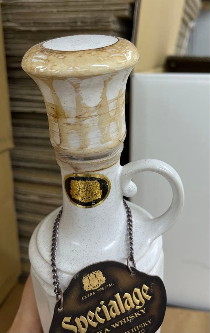 ニッカSpecialage シラカワウイスキー 陶器ボトル
