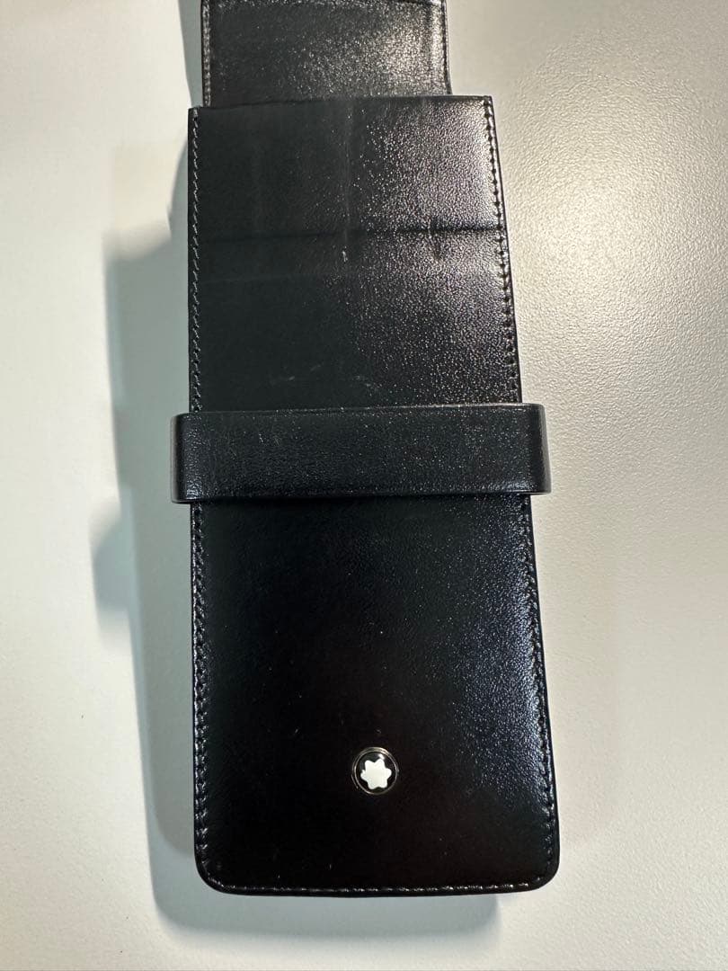 モンブラン レザー ペンケース ３本用 ブラック