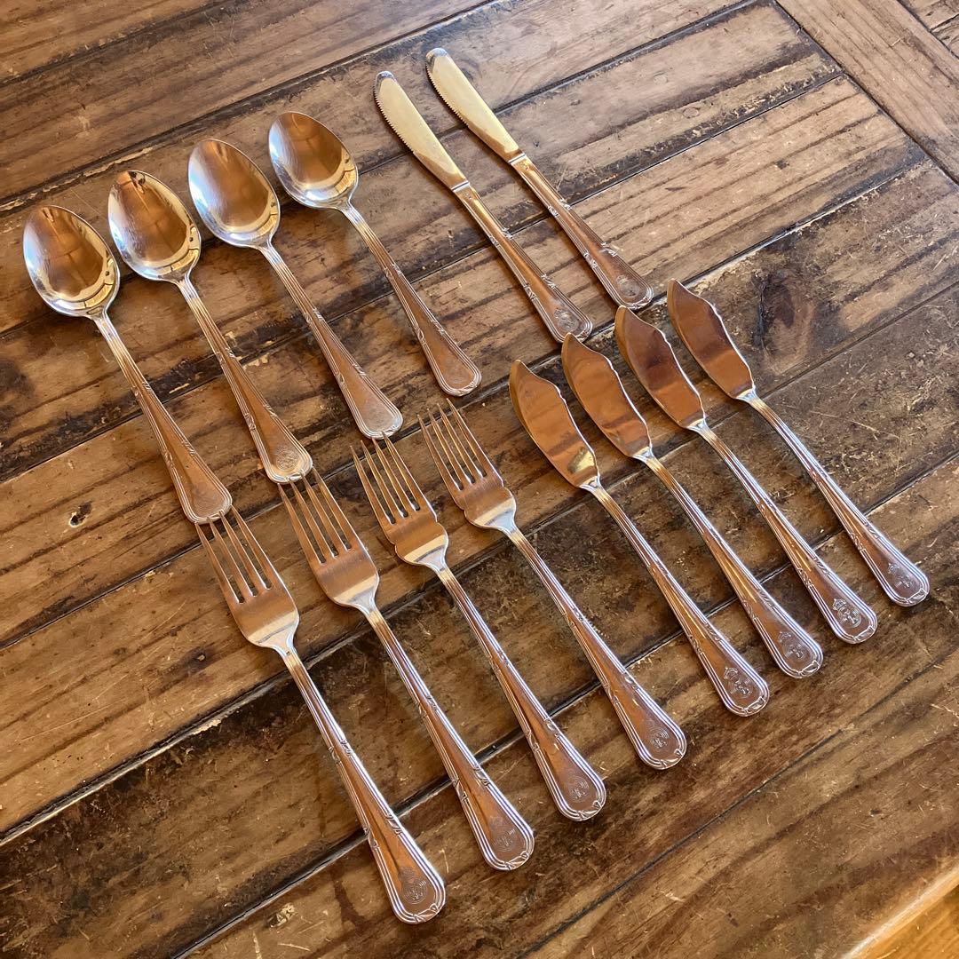 希少 レアルマドリード 1998 CL優勝 記念カトラリーセット（箱なし・美品）