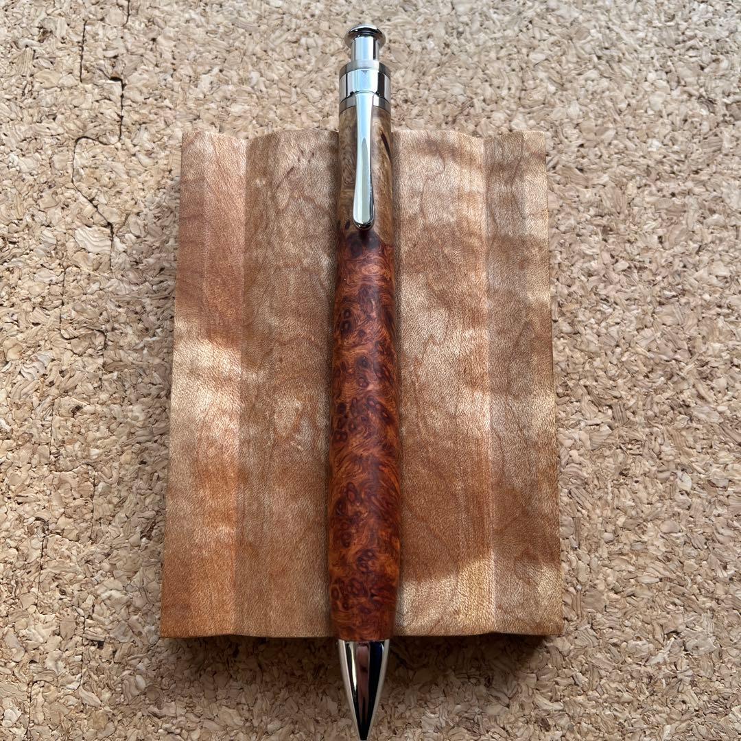 工房楔　花梨紅白　ペンシル楔0.5 花梨瘤紅白　野原工芸