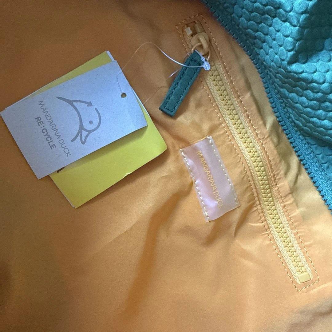 MANDARINA DUCK メッシュボストンバッグ グリーン 新品