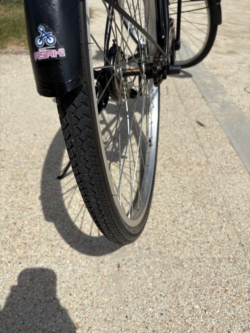 ツレさん専用・ブラッキー27㌅新品タイヤ！シティーサイクル…配達可能です。