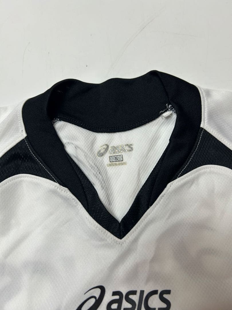 asics 川崎フロンターレ　サイン入り　ホワイト　長袖シャツ　Sサイズ