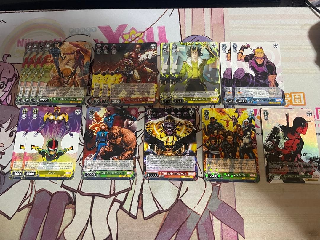 MARVEL まとめ売り 引退セット ヴァイスシュヴァルツ 4コン スリーブ