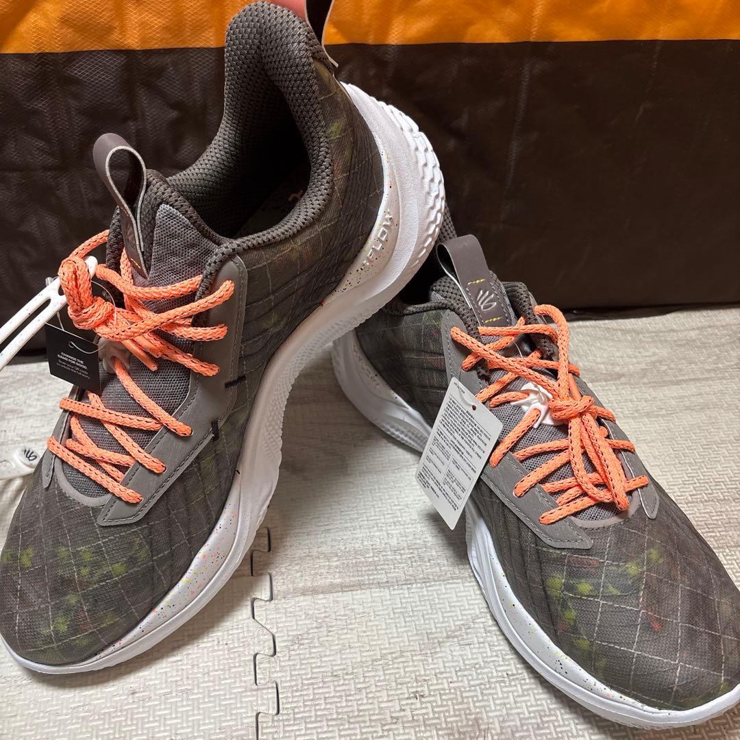 Under Armour Curry バスケットシューズ グレー/オレンジ