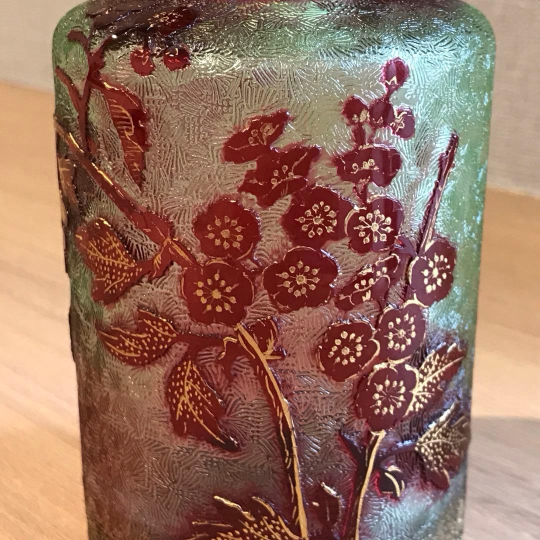 上級品稀少オールドバカラBaccaratローズヒップRosehip野薔薇香水ビン